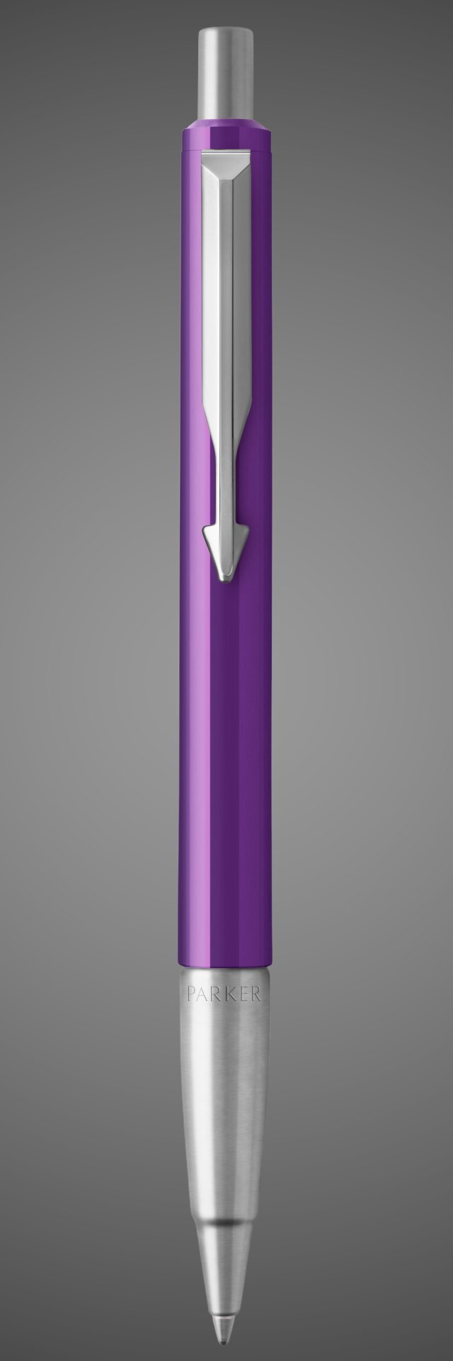 Шариковая ручка Parker Vector Standard Purple K01 СT, цвет чернил : blue, стержень: M, в подарочной упаковке, Металлы: нержавеющая сталь, пластик, хром