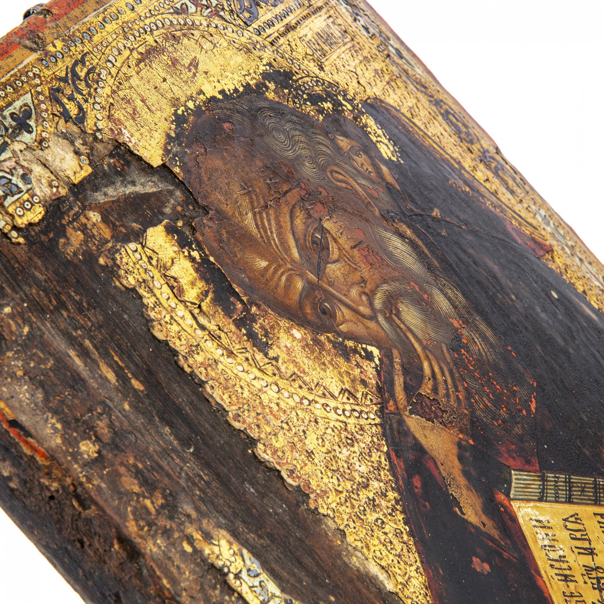 Икона "Иоанн Богослов", дерево, темпера, Российская Империя, 1850-1900 гг.
